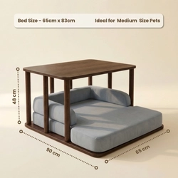 Center Table with Pet Bedding on Rent - View 3